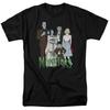 The Munsters Family T Shirt Mens Licensed Classic TV Herman Lily Black