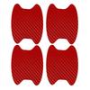 4pcs Carbon Fiber Car Door Handle Protective Stickers - A Style