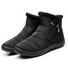 Women's Big Size Winter Warm Snow Boots Artificial Fur Lining Waterproof Ankle Boots Anti-slip Outdoor Shoes Hiking Mountaineering Sports Boots