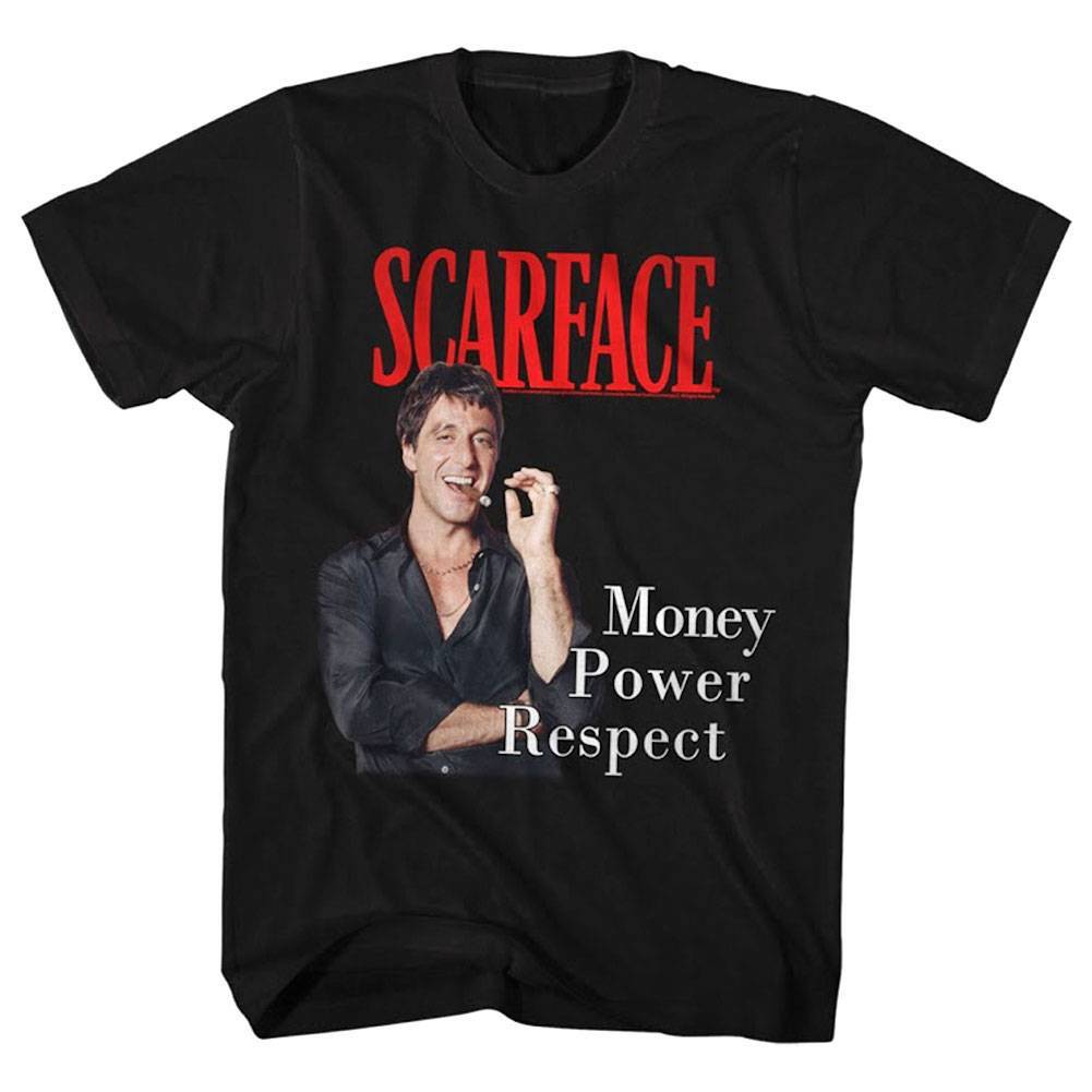 Scarface Money Power Respect Men T Shirt S