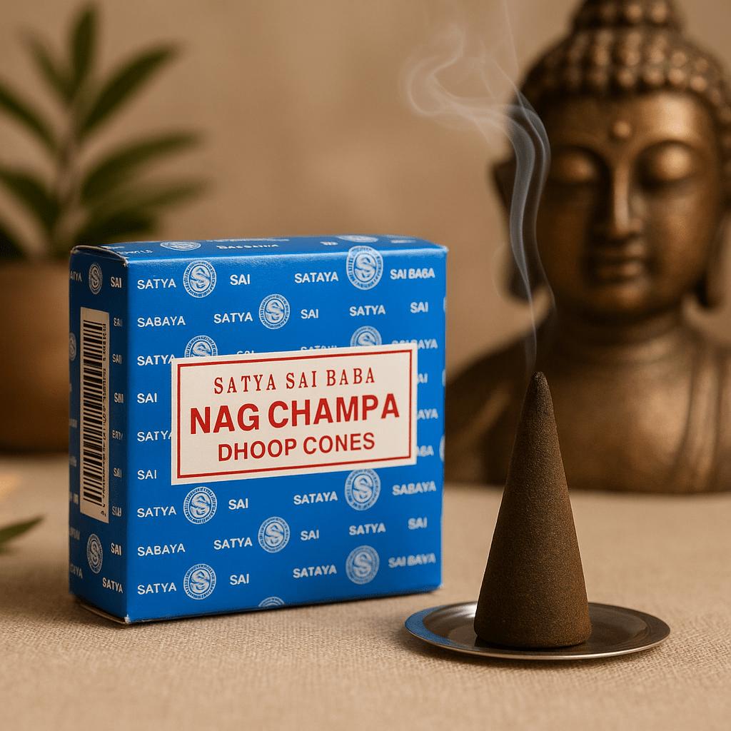 Shamtam Nag Champa Dhoop Wierookkegels 20 Minuten Brandtijd