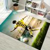 Adeyemi Borussia Dortmund Football Star Print Rug, Non Slip Floor Mat for Living Room Bedroom Home Decor
