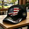 D New American Anniversary Digital Printed Baseball Cap Men's and Women's Sunshade Polyester Cap