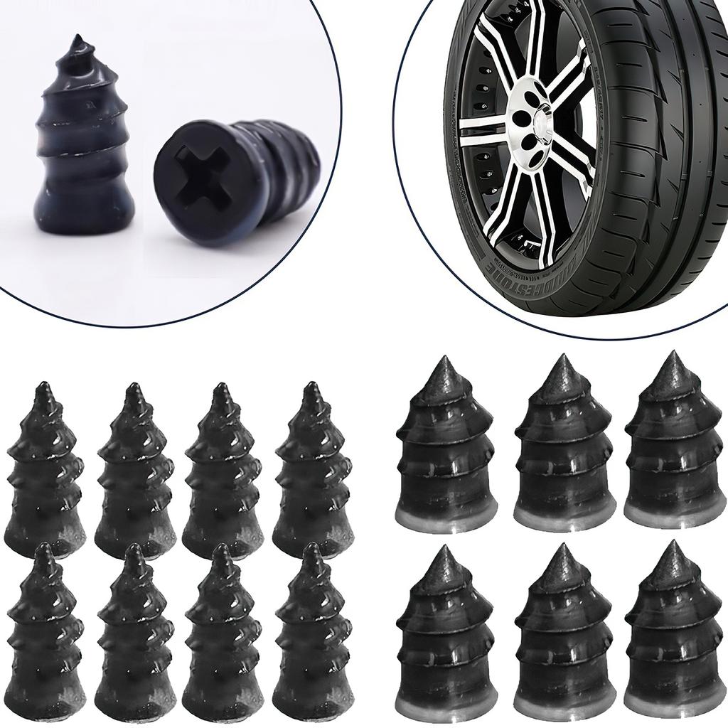 100pcs Vacuum Tire Repair Nails Rubber Pegs Scooter Bike Rubber Nail Puncture Fix Kit MTB Road Bicycle Emergency Patch Tools