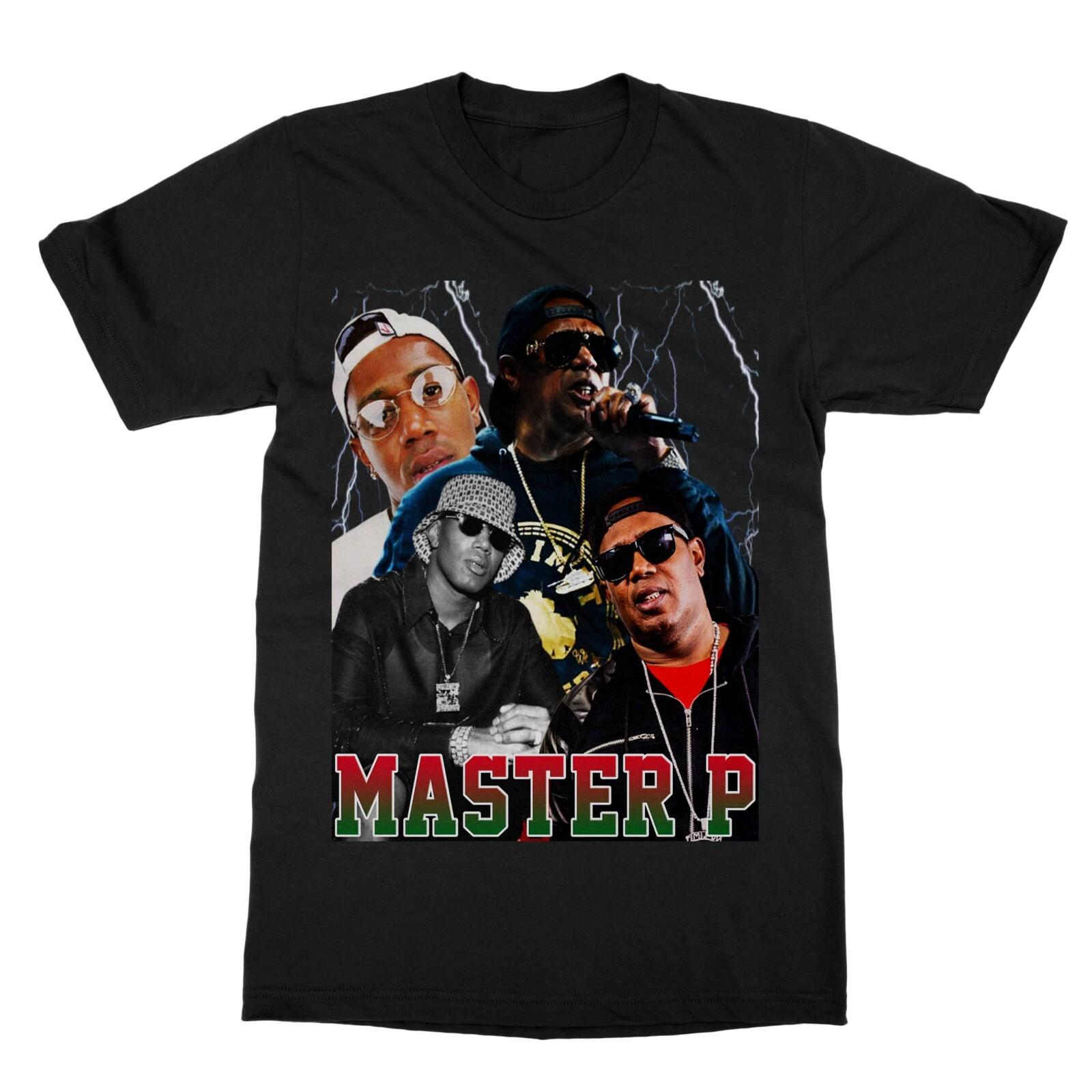 Vintage MASTER P Live In Concert Heavy Cotton Black Unisex Shirt CM192 S