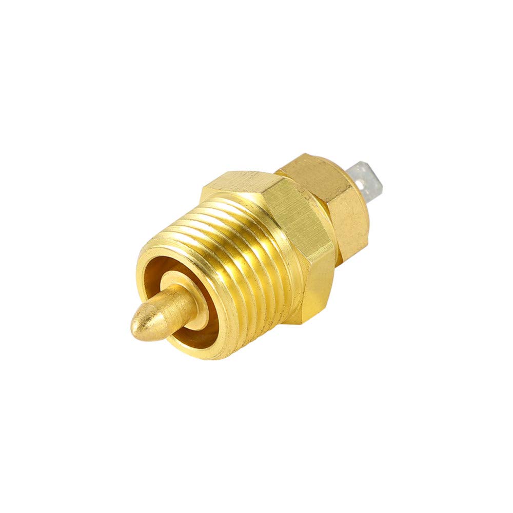 Fan Thermostat Temperature Switch, 195 to 210 Degree Electric Engine Cooling Fan Thermostat Temp Switch 3/8'' NPT