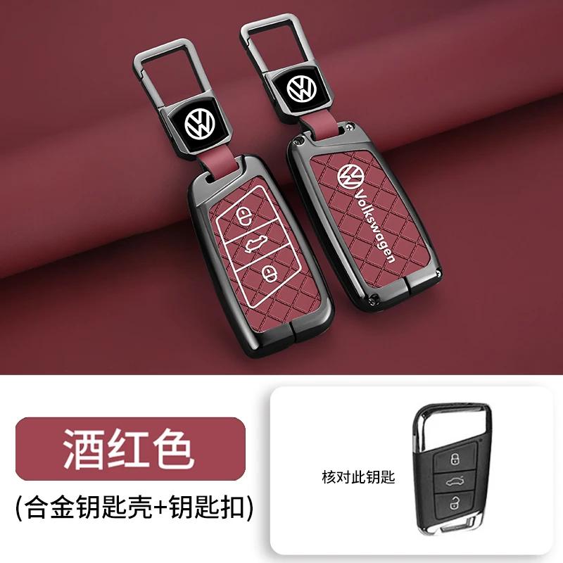 Valve Stems Caps For VOLKSWAGEN VW Fashion Car Smart 3 Buttons Key Case Cover Shell Fob For VW Volkswagen Passat B8 CC Arteon Ma Zw3