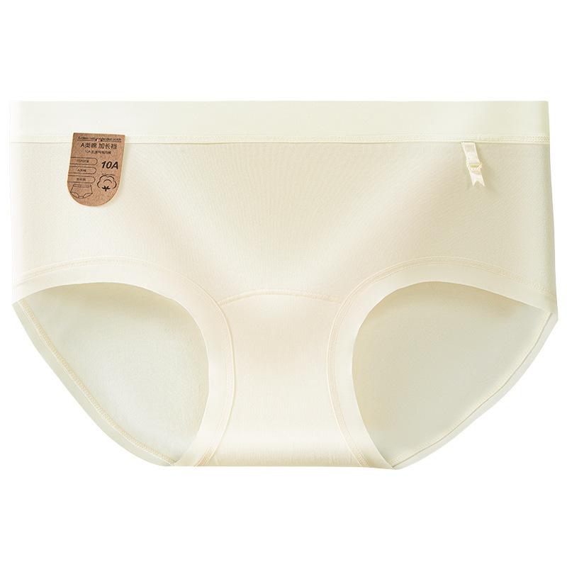 Lady Spring Cotton 7A Antibacterial Extended Crotch Breathable Belly Non Scar Waist Triangle Briefs