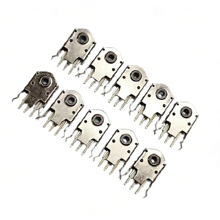 

10Pcs 10mm Yellow Cores Metal Mouse Encoders for G102 G304 G305 KINZU V1 V2 Precisions Pointing Devices 1