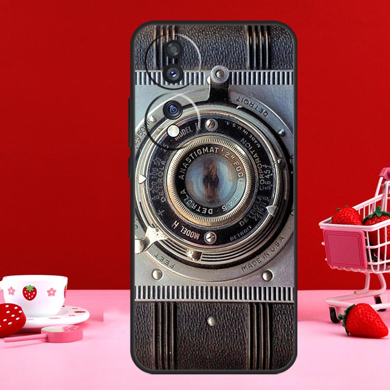 Retro Camera Vintage For Honor X9b X8b X8a X9a X6a X7a X6 X7 X8 X9 Honor 90 70 50 Magic 5 Lite Magic 6 Pro Case