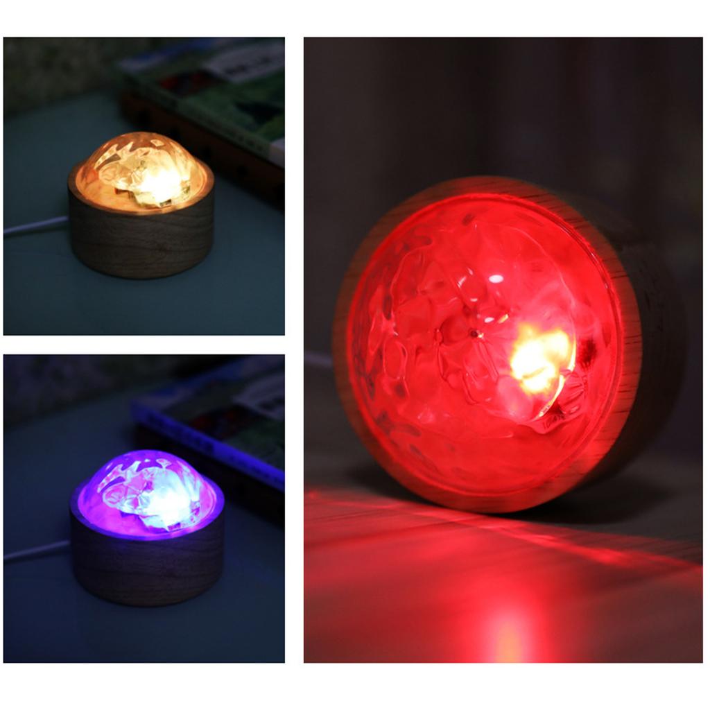 Water Ripple Lamp USB LED Wall Ceiling Projection Decor Table Dynamic Water Ripple Room Light for Home 16 Color Dimming