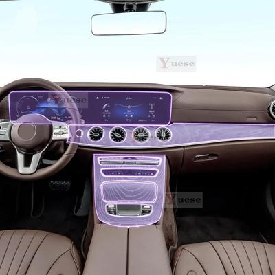 Car Navigation Screen Protector Invisible Transparent Film TPU Interior Film Stickers For Mercedes-Benz CLS -2024