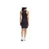 Adidas Originals Solid Color Round Neck Pullover Letter Logo Print Embroidery Slim Fit Mid-Waist Midi Sleeveless Dress Women Dress Black IT9881