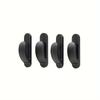 4pcs Black Self-Adhesive Car Hooks - Perfect for Bags & Purses,Easy Install Interior Organizer-For Car Interior Organization-Suitable for All Vehicles