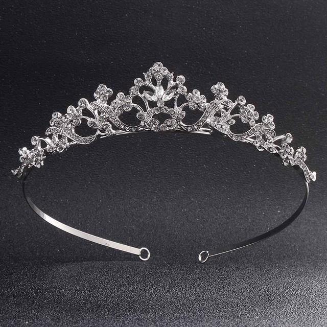 Miallo European Classic Princess Tiaras And Crowns Austrian Crystal Headpieces Wedding Hair Jewelry For Bride Hairstyle
