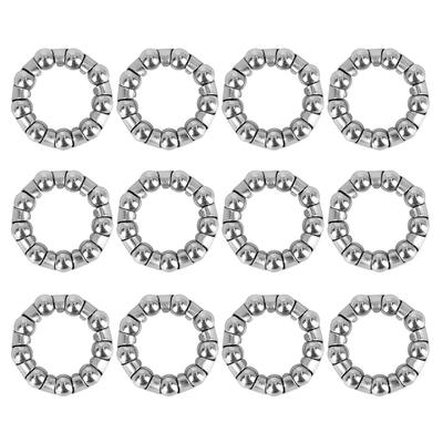 uxcell Cage de Roulement à Billes 29.5mm x 9 Roulement de Pédalier Axe Intermédiaire Roulement de Roue Retenue pour Vélo 12pcs