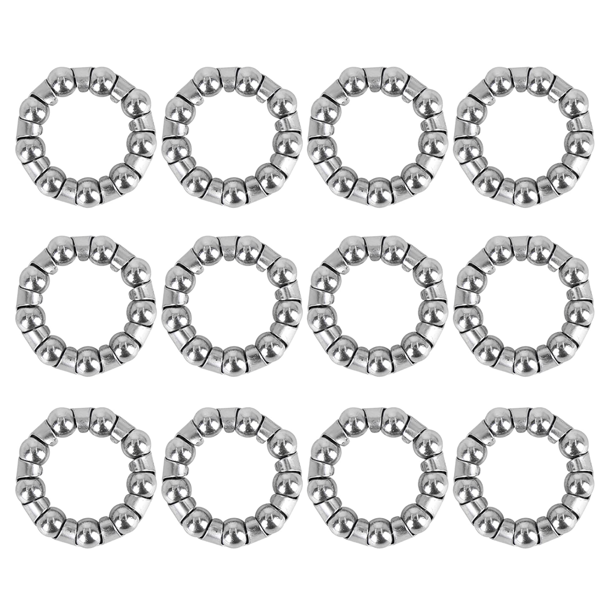 

uxcell Ball Bearing Cage 29.5mm x 9 Crank Bearing Mid Axle Wheel Bearing Retainer for Bicycle 12pcs