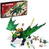 Lego 71766 ninjago le dragon légendaire de lloyd, figurines de ninja lloyd, nya avec épée, jouet de dragon, pour enfants 8 ans