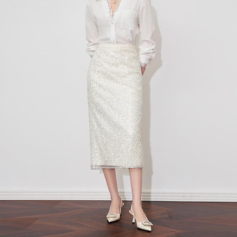 

Элегантная рубашка женская модная с длинным рукавом из стираного хлопка с кружевным воротником Питер Пэн L