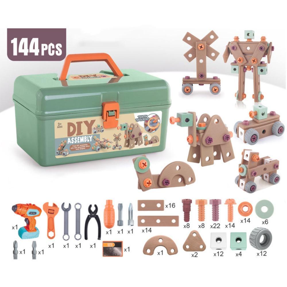 

Electric Drill Simulation Maintenance Toy Bolts Building Blocks Toys Preschool Learning Activities Style C