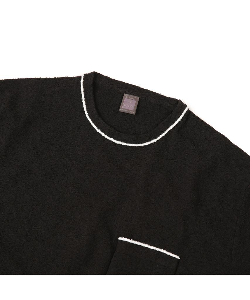 IOLO Terik Line Half Crew Neck_Black