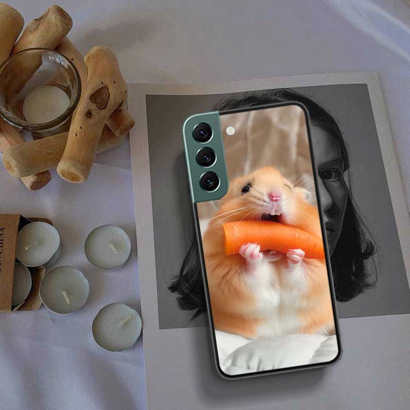 Hamsters With Hats Have Ears Phone Case For Samsung A17 A14 A24 A34 A54 A03S A04S A13 A23 A33 A53 A70 A50S A30 A40 A51 A41 A20E