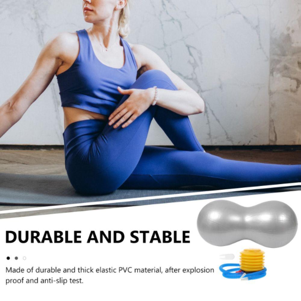 PVC Material Explosion-proof Yoga Ball Thickened Inflatable Pilates Yoga Ball  Fitness Training