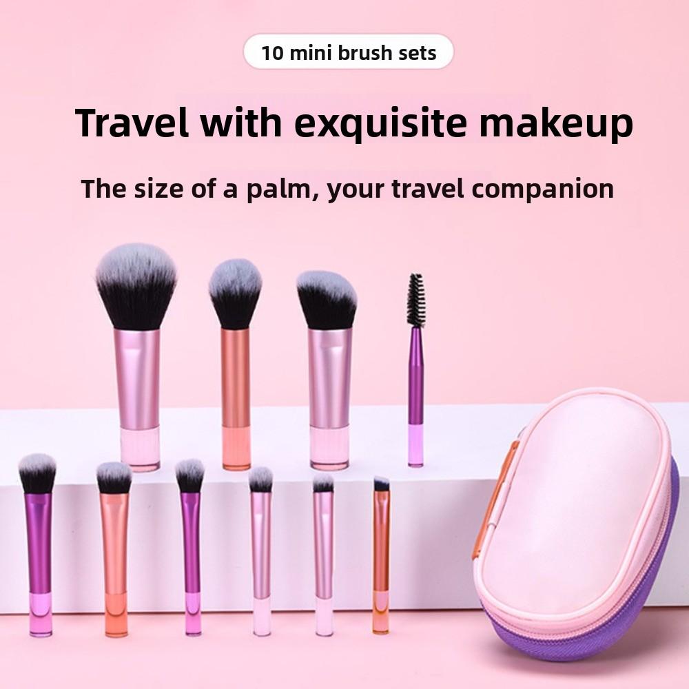 Makeup Tools Mini Makeup Brush Set with Bag Cosmetic Brush Set Eyeshadow Powder Brush Women