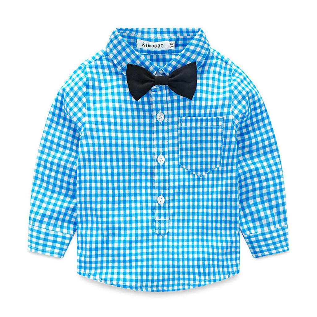 Baby Boys Clothes Set Infant Kids Gentleman Suit Tops+Pants Suspender Outfits