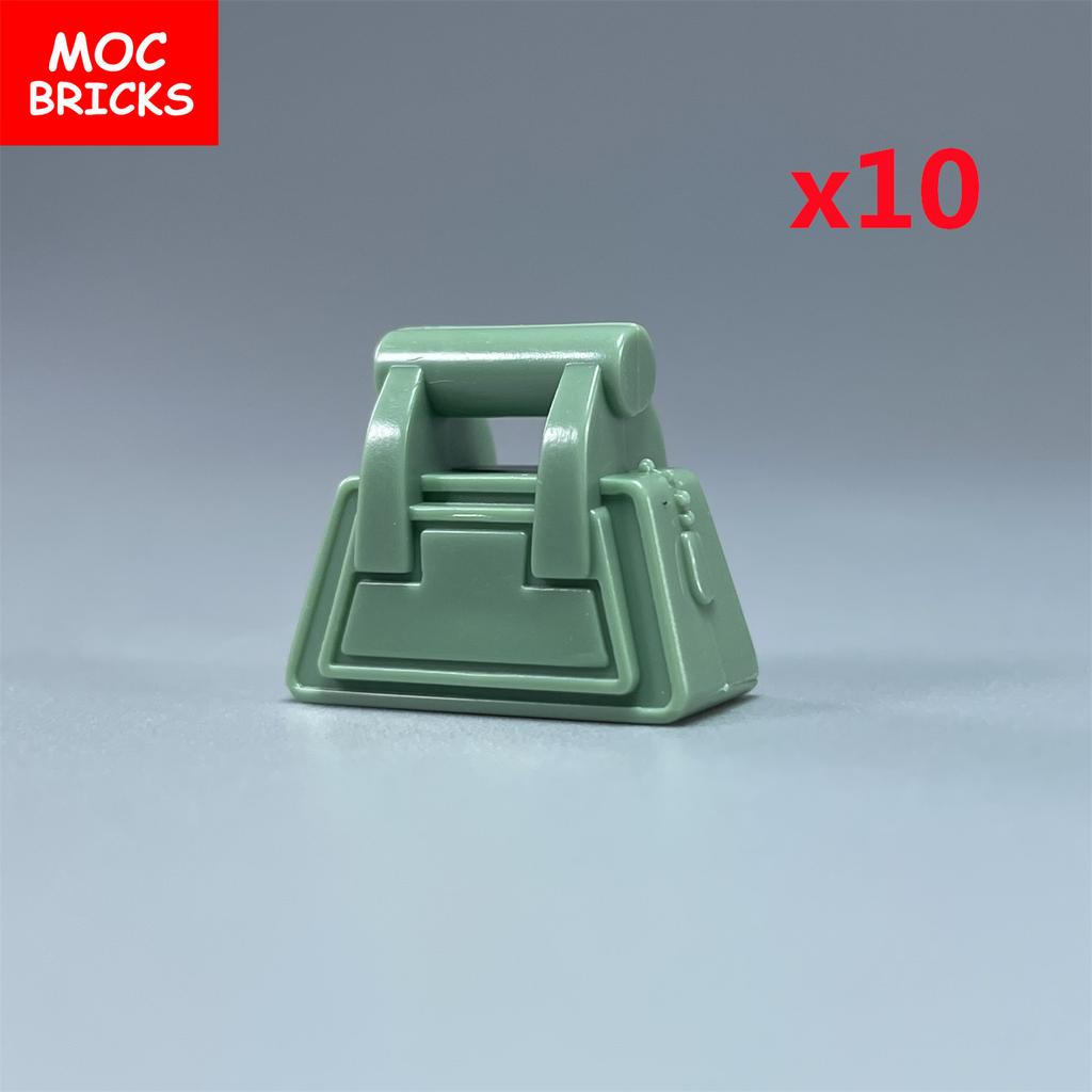 MOC Bricks Handbag Bag Backpack For Building Blocks Accessories 93091 Assembles Particles Children's Toys