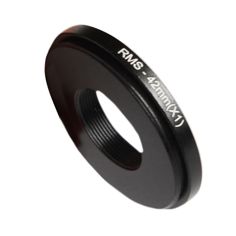

Aluminum Microscope Objective Lens RMS Thread to M42/49/52/58/62/67 DSLR Camera Adapter Rings
