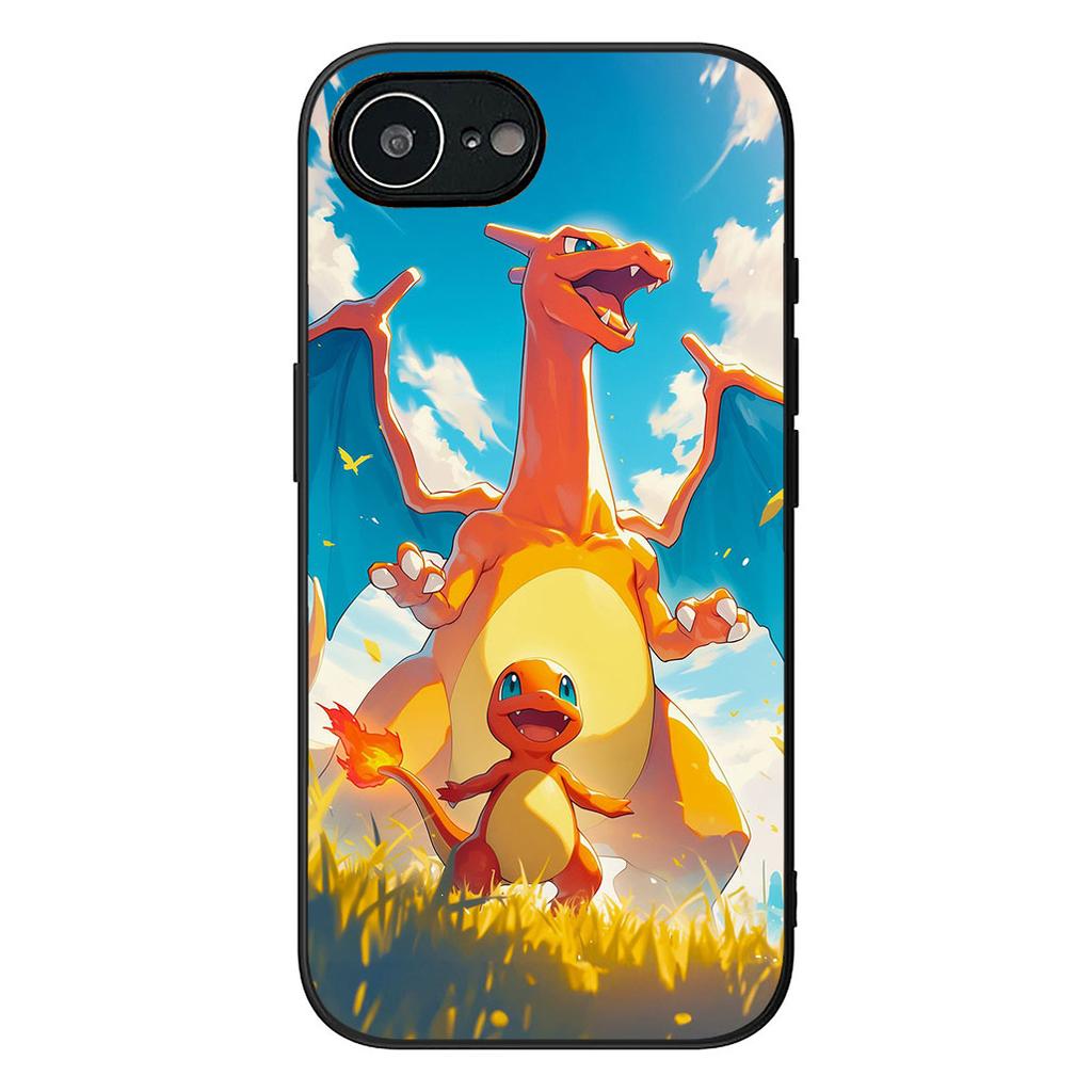 Charmander P-Pikachus Bulbasaur P-Pokemons for Apple iPhone 12 13 Mini XS 11 Pro Max 7 8 Plus XR SE 2022 SE3 + 8+ Phone Case
