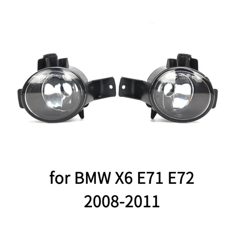 For BMW  X6 E71 E72 2008-2013 Pre-LCI Front Bumper Fog Light Housing Cover 63177187629 63177187630 PreLCI