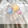Anel de Resina Transparente Colorido Irregular Vintage Estilo Ins Nova Tendência Boho Geométrico Anéis de Dedo Acessórios de Joalheria Estética