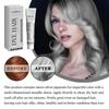 EELHOE 100 ml Mode-Haarcreme Unisex Rauchgrau Punk-Stil Helle Farbe Silber Permanente graue Haarcremes Haar-Unisex-Färbecreme