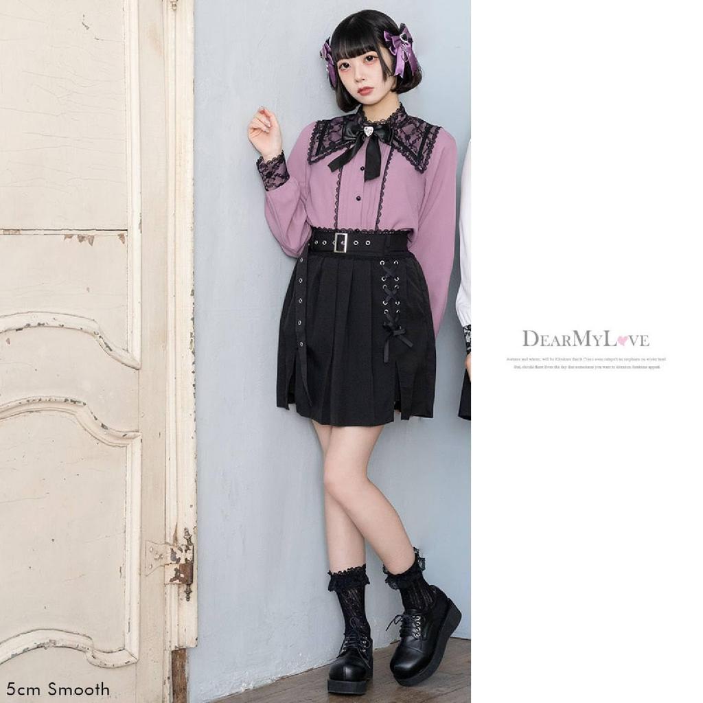 Yumetenbou Women's 532853 Pumps, Landmine Style, Mass-Produced, 3cm or 5cm Forehead Pumps, Smooth, Size 21.5cm, 5cm