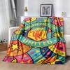 Manchester Fan Art Blanket Soft Warm Cozy Great for Picnics Chair Bed Four Seasons Multipurpose Modern Style Unique Gift for Family and Friends Campin