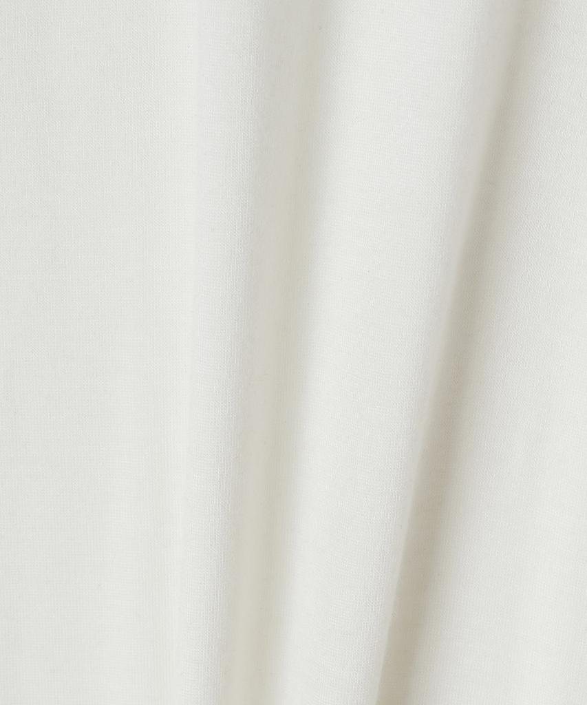 NOIRER Wool Tencel Incision T-Shirt (Ivory)