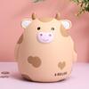 Cartoon Cow Piggy Bank: Cute, Durable Enamel for Home Decor or Creative Zodiac Ox Year Gift