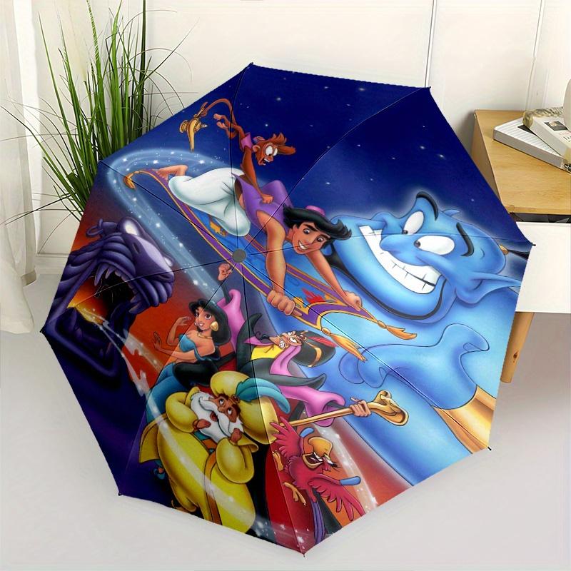 

Aladdin Automatic Folding Umbrella - 3 Folding Design, Vivid Cartoon Pattern, Suitable for Outdoor Activities, A Gift for Fans In All Season