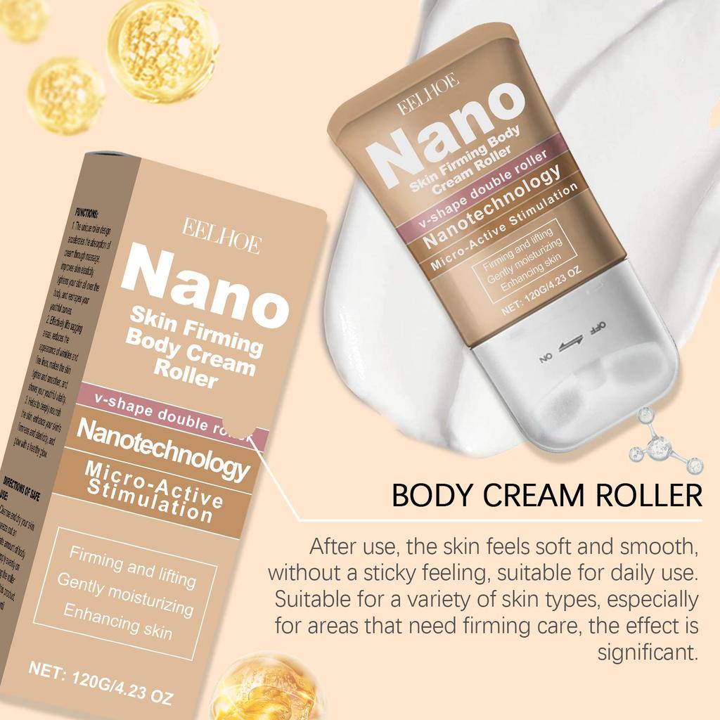 Body Lotion Roller, Hydrating Refreshing Silky Non-Greasy Gentle Moisturizing Body Cream, Skin Smoothing & Nourishing Body Care Applicator