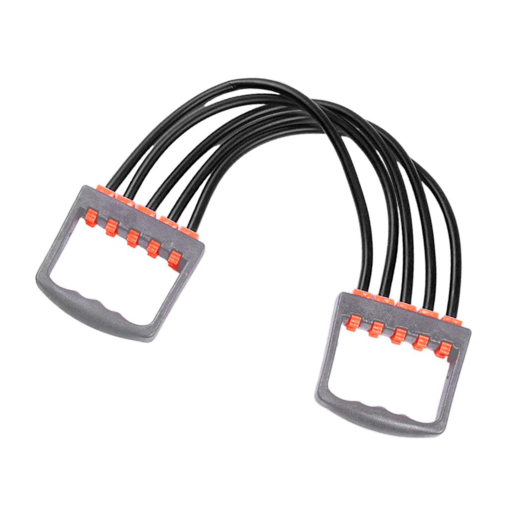 5 Detachable Pull Rope Chest Expander Men Chest Muscle Exerciser Arm Training Tool Adjustable Chest Exercise Equipment