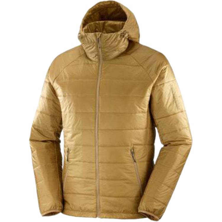 Salomon Outline Hooded Warm Waterproof Jacket Men Jacket Copper LC2314400 S