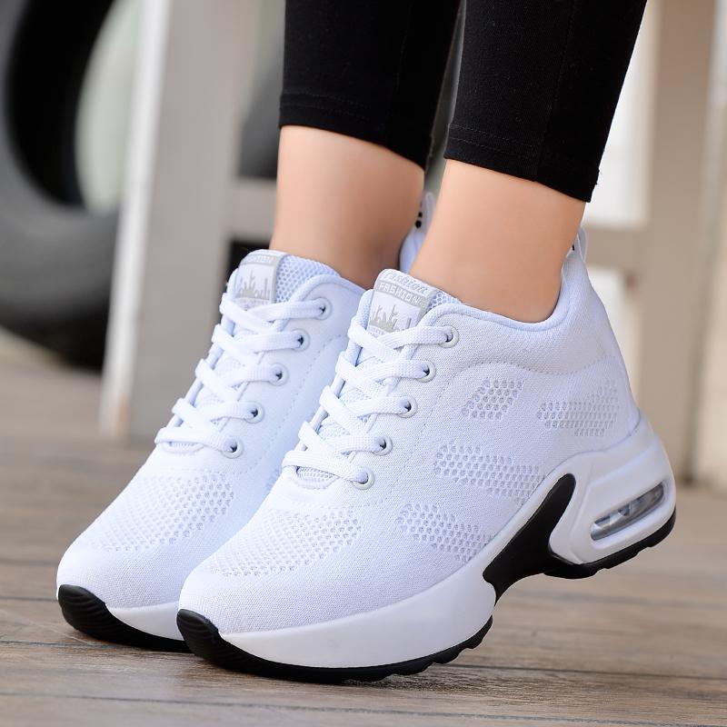 Дышащая вязаная обувь увеличенного размера 7 см — фото 10