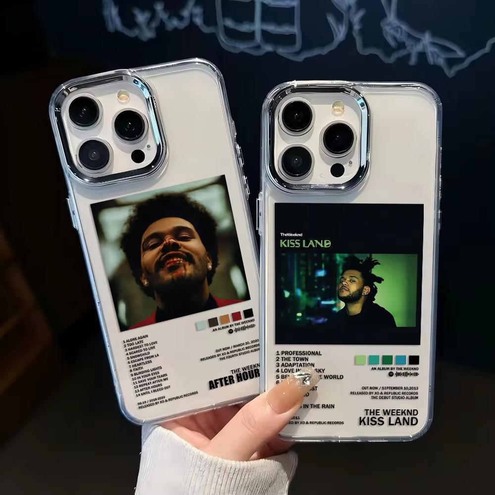 The Weeknd Minimalist Poster Phone Case For iPhone 17 Air 16 E 15 14 13 12 11 Pro Max Plus SE 2020 2022 Transparent Soft Cover
