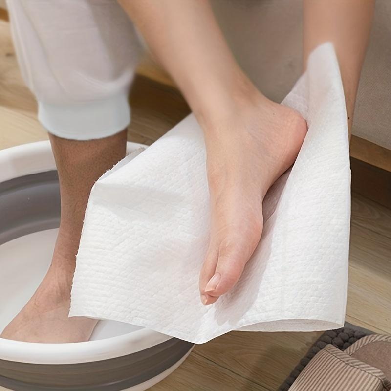 50/200PCS Disposable Foot Towel Bath Towel Pedicure Suitable For Daily Use Travel Essential Cheap Sale Foot Bath Foot Spa Towel