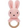 Handcrafted Crochet Rattle Rabbit Doll – Baby Teething & Soothing Toy