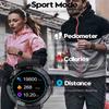 NORTH EDGE NL03 Men's Smart Watch 1.28" Touch Screen Fitness Sport Heart Rate Blood Pressure Monitor Unisex Bluetooth Smartwatch