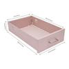 Pink 3-Tier Metal File Cabinet with Wheels - Rolling Storage Cabinet for Office & Home - Locking File Organizer with 3 Drawers