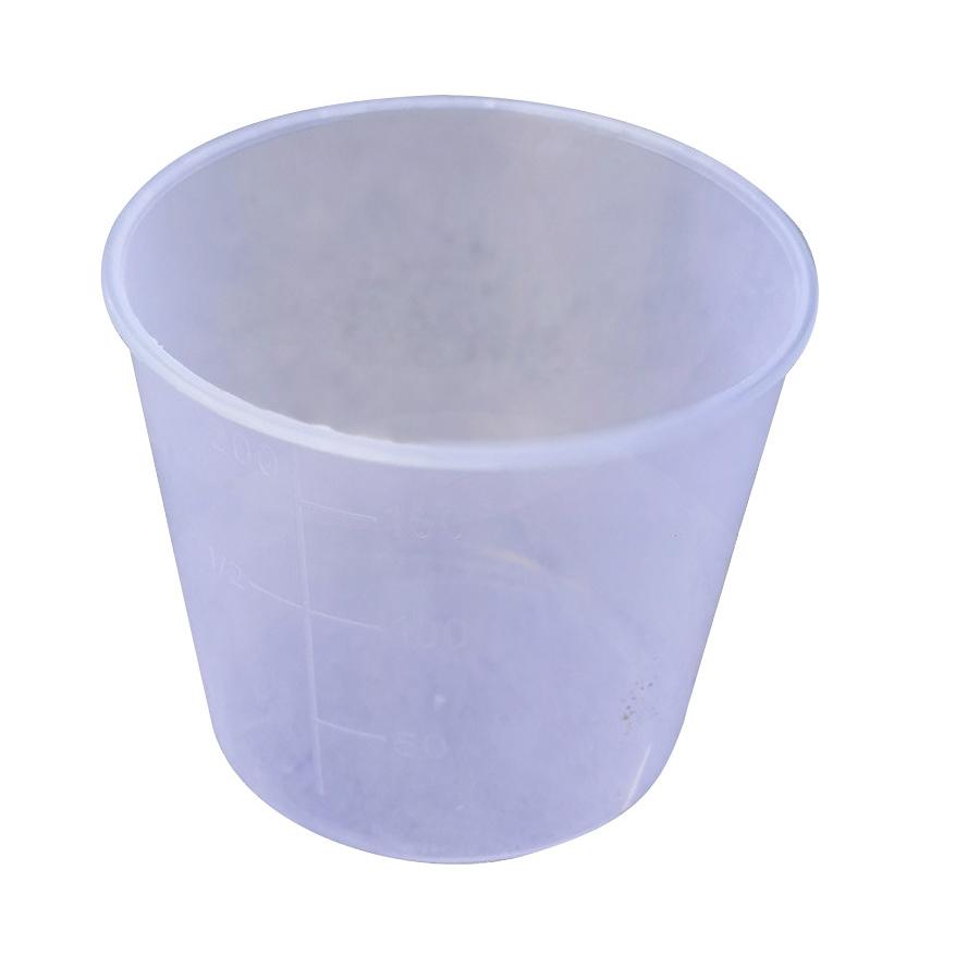 3pcs Graduated 200ml, 100ml, 50ml Small Measuring Cups with Plastic Caps for Fishing Gear